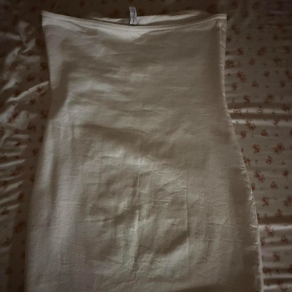 Zara white bodycon mini dress